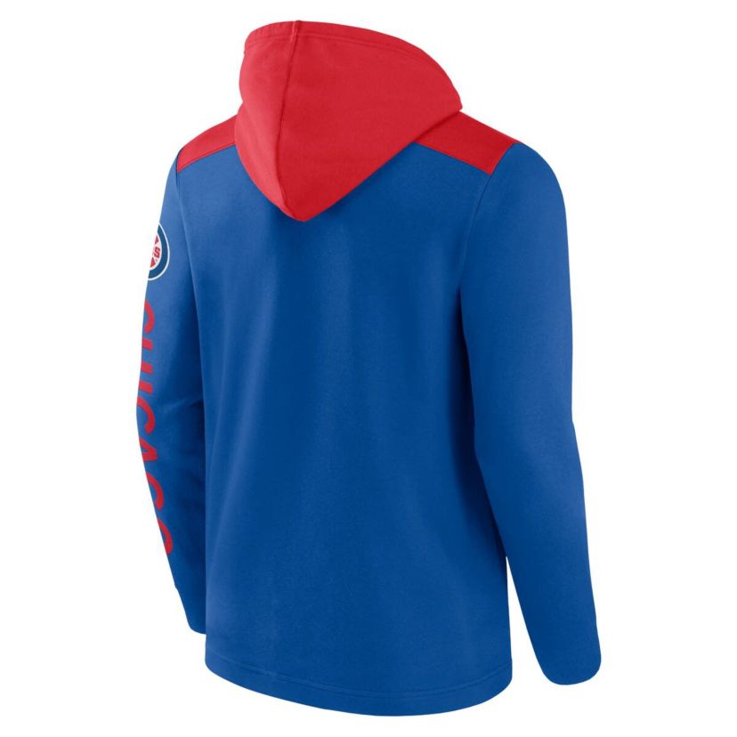 MLB Fanatics Chicago Cubs Walk Off Fleece Full-Zip Hoodie