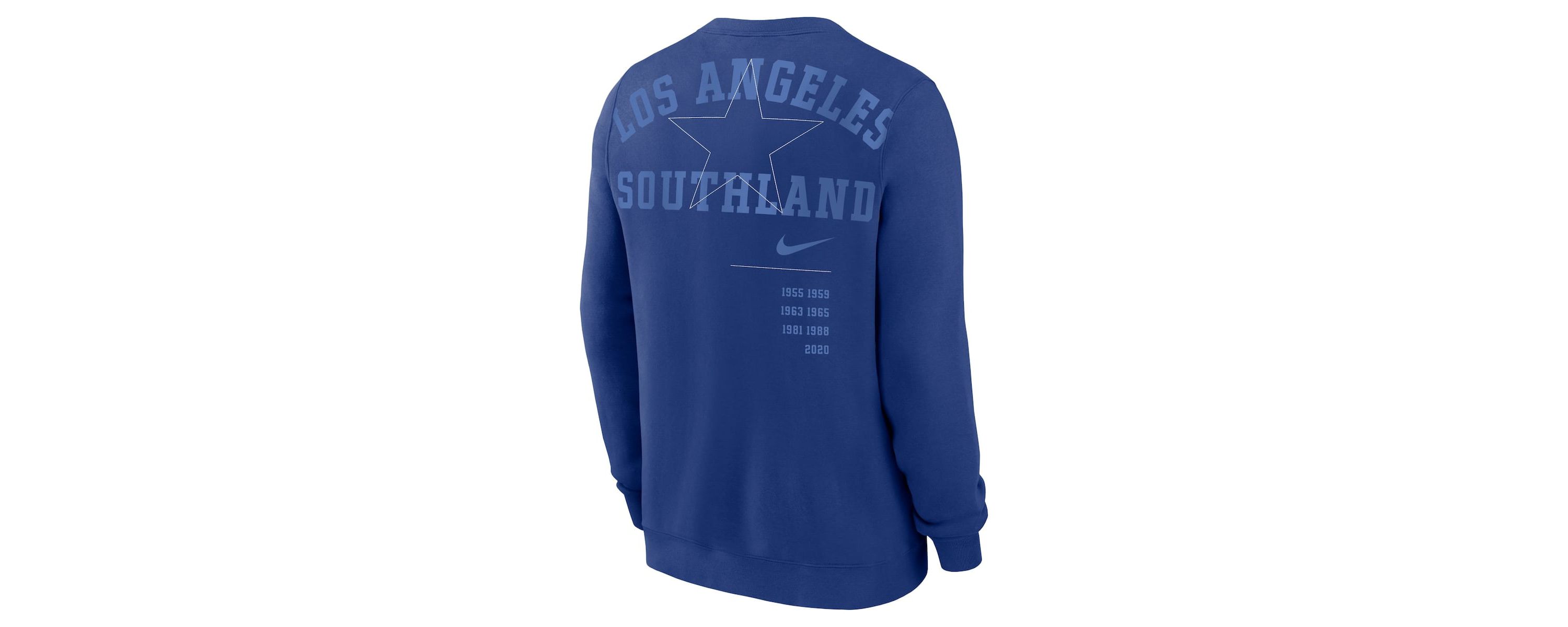 MLB Nike Los Angeles Dodgers Statement Ball Game Fleece Pullover Sweatshirt