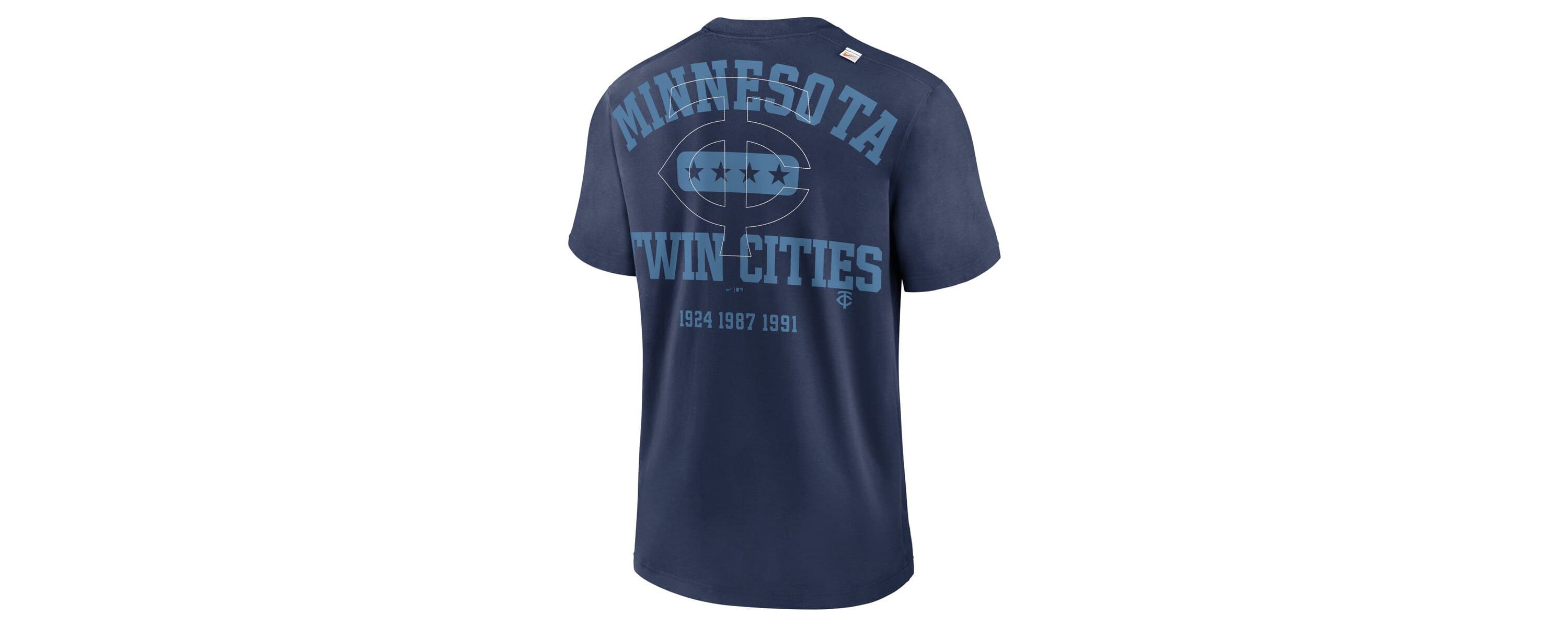 MLB Nike Minnesota Twins Statement Game Over T-Shirt
