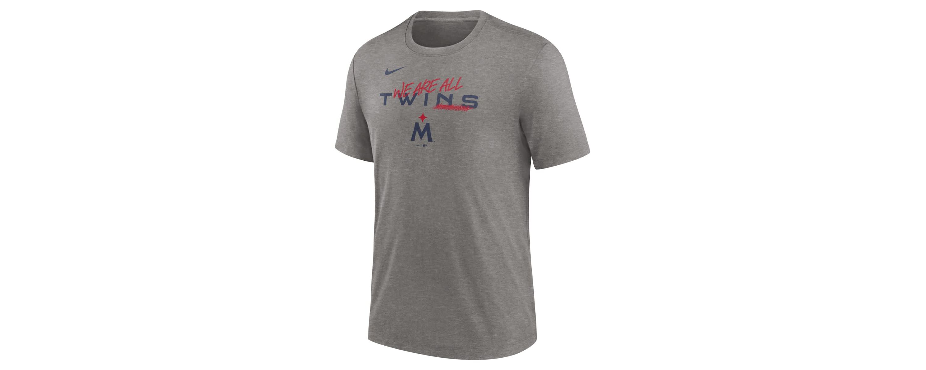 MLB Nike Minnesota Twins We Are All Tri-Blend T-Shirt