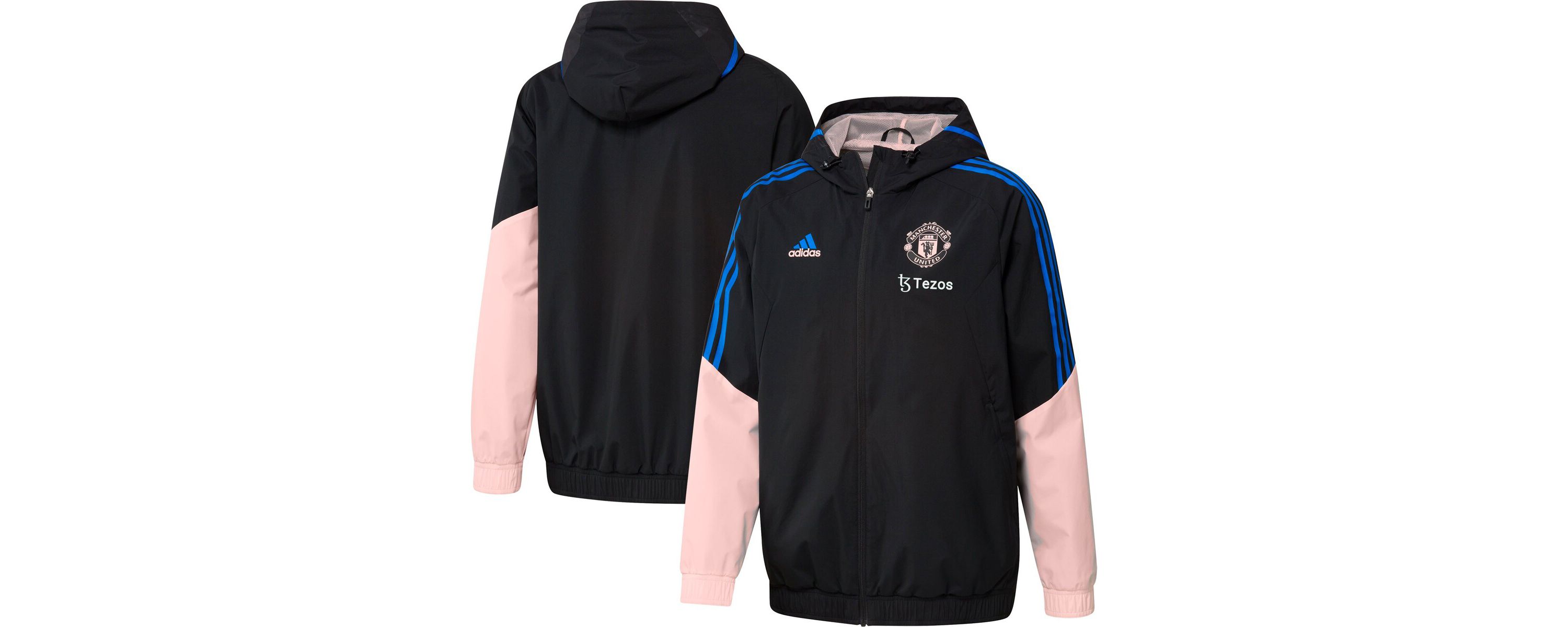 International Clubs Manchester United Training All-Weather Raglan Full-Zip Hoodie Jacket