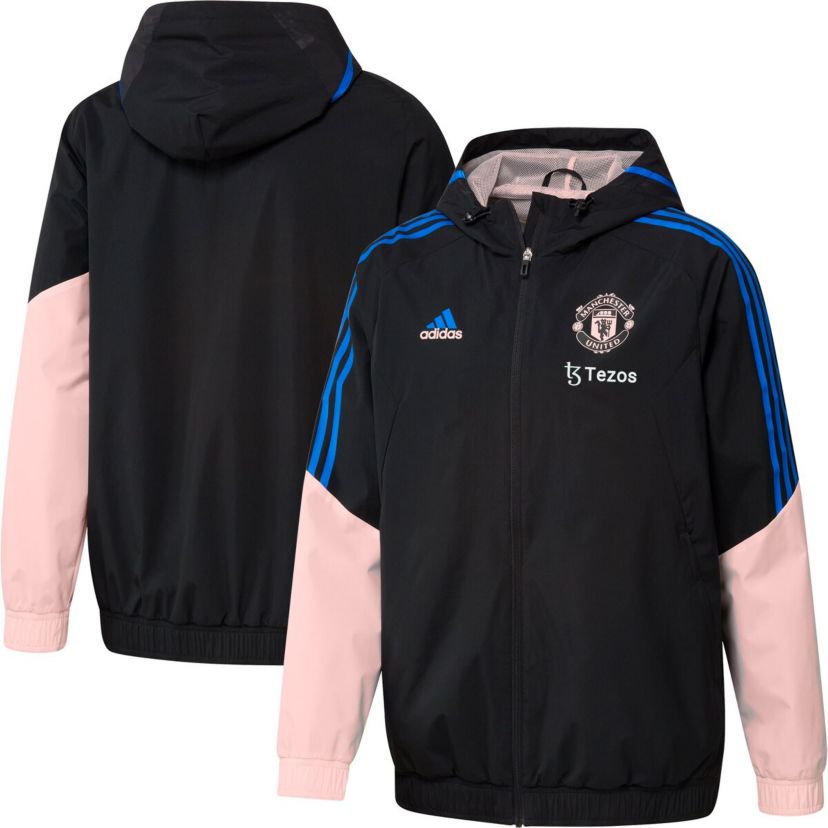 International Clubs Manchester United Training All-Weather Raglan Full-Zip Hoodie Jacket