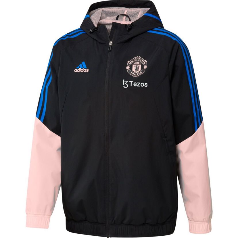 International Clubs Manchester United Training All-Weather Raglan Full-Zip Hoodie Jacket