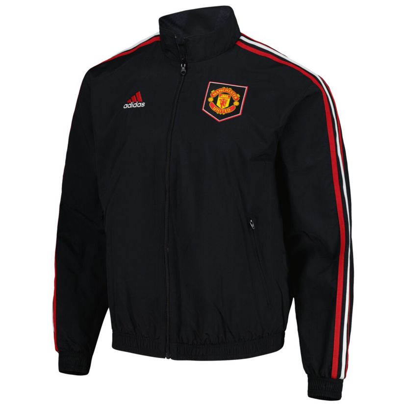 International Clubs Manchester United 2022/23 On-Field Team Logo Anthem Reversible Full-Zip Jacket