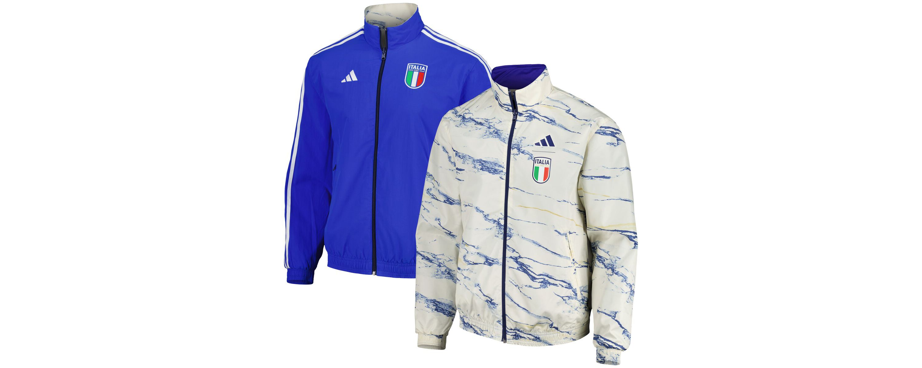 Soccer National Teams Italy National Team Logo Anthem Reversible Full-Zip Jacket
