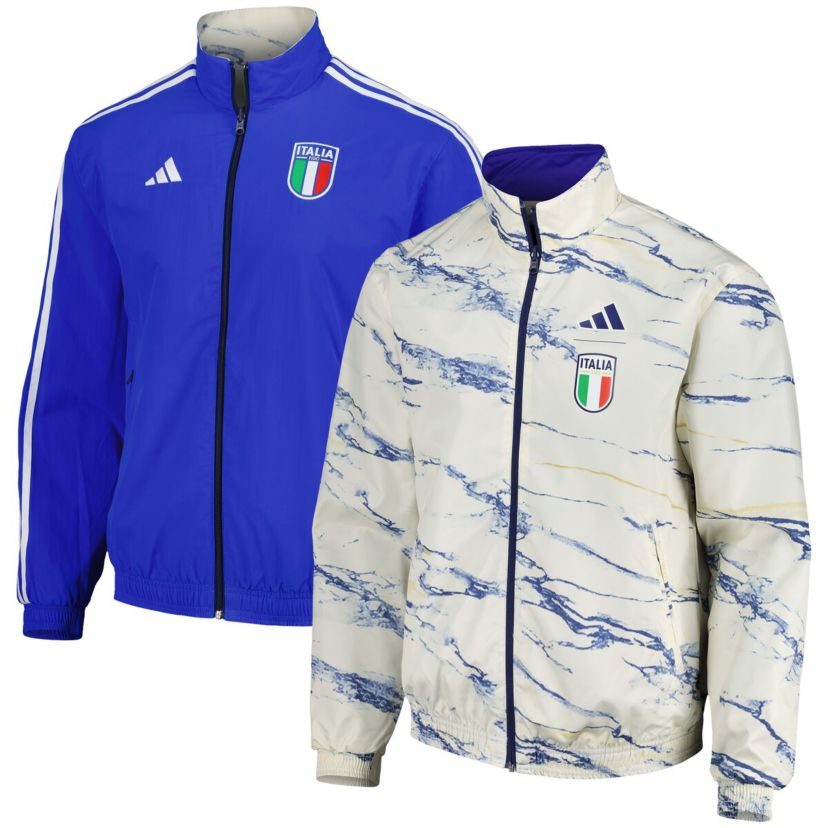 Soccer National Teams Italy National Team Logo Anthem Reversible Full-Zip Jacket