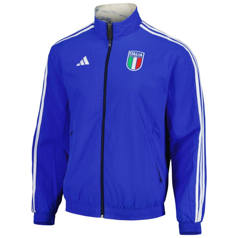 Soccer National Teams Italy National Team Logo Anthem Reversible Full-Zip Jacket