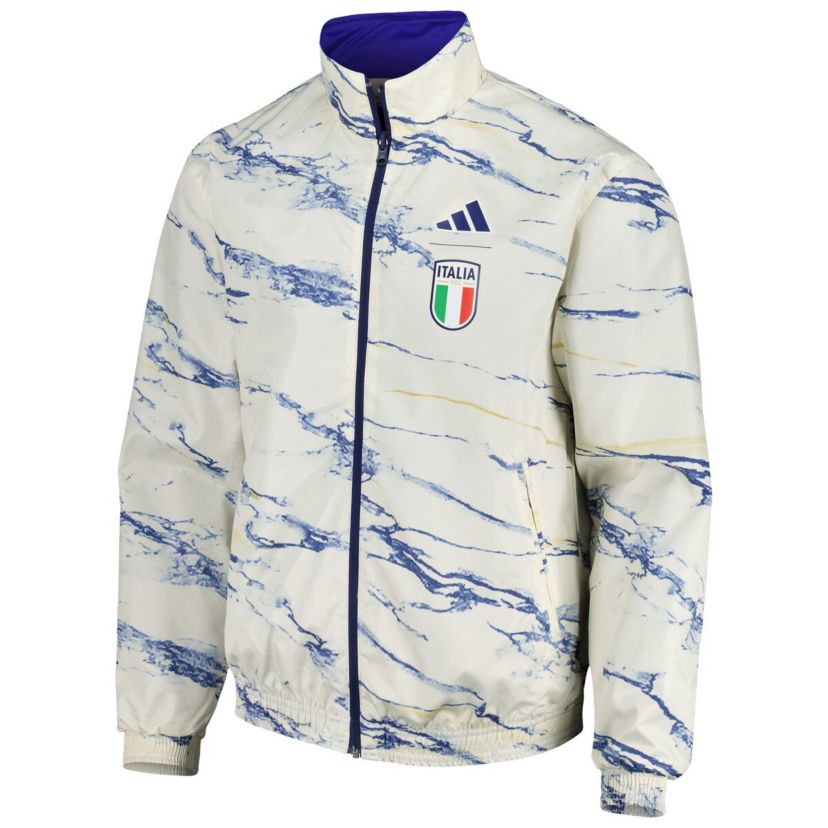 Soccer National Teams Italy National Team Logo Anthem Reversible Full-Zip Jacket