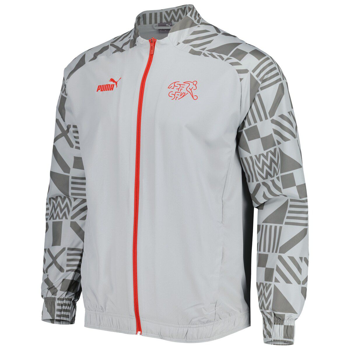 Soccer National Teams Switzerland National Team Pre-Match Raglan Full-Zip Training Jacket
