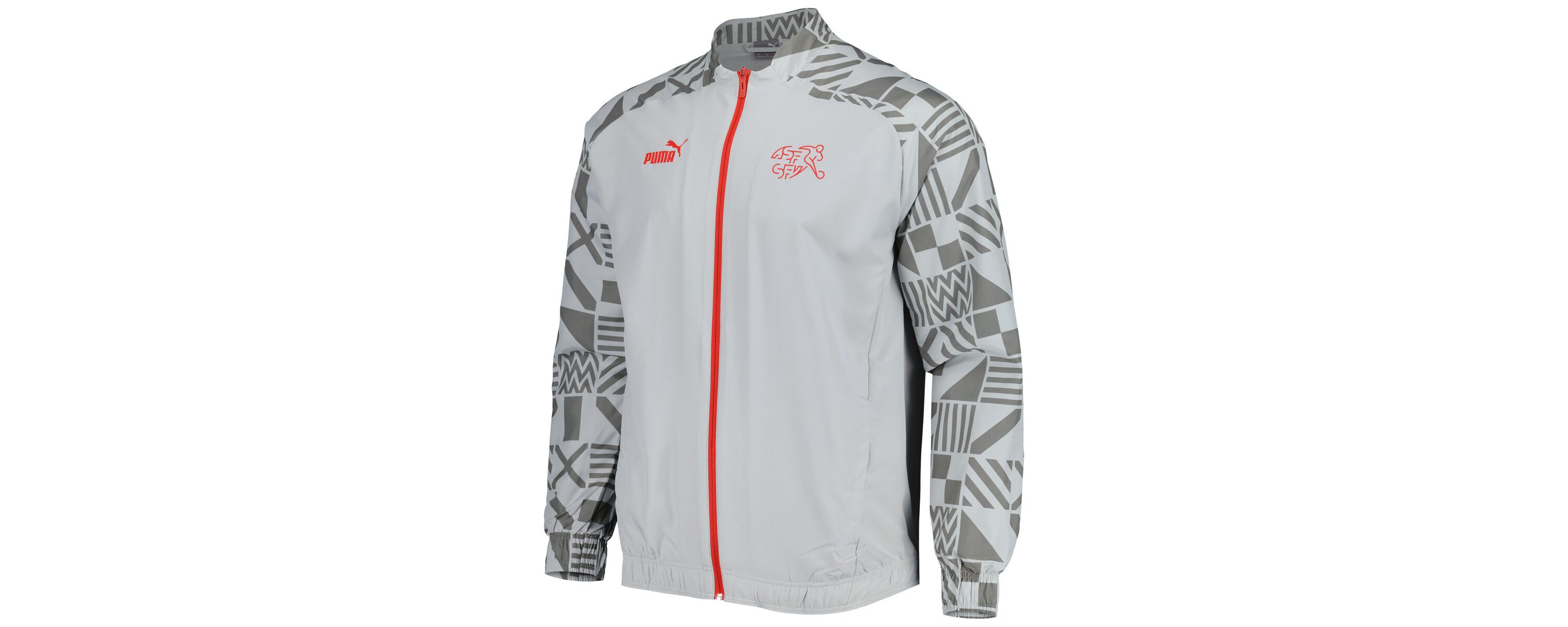 Soccer National Teams Switzerland National Team Pre-Match Raglan Full-Zip Training Jacket