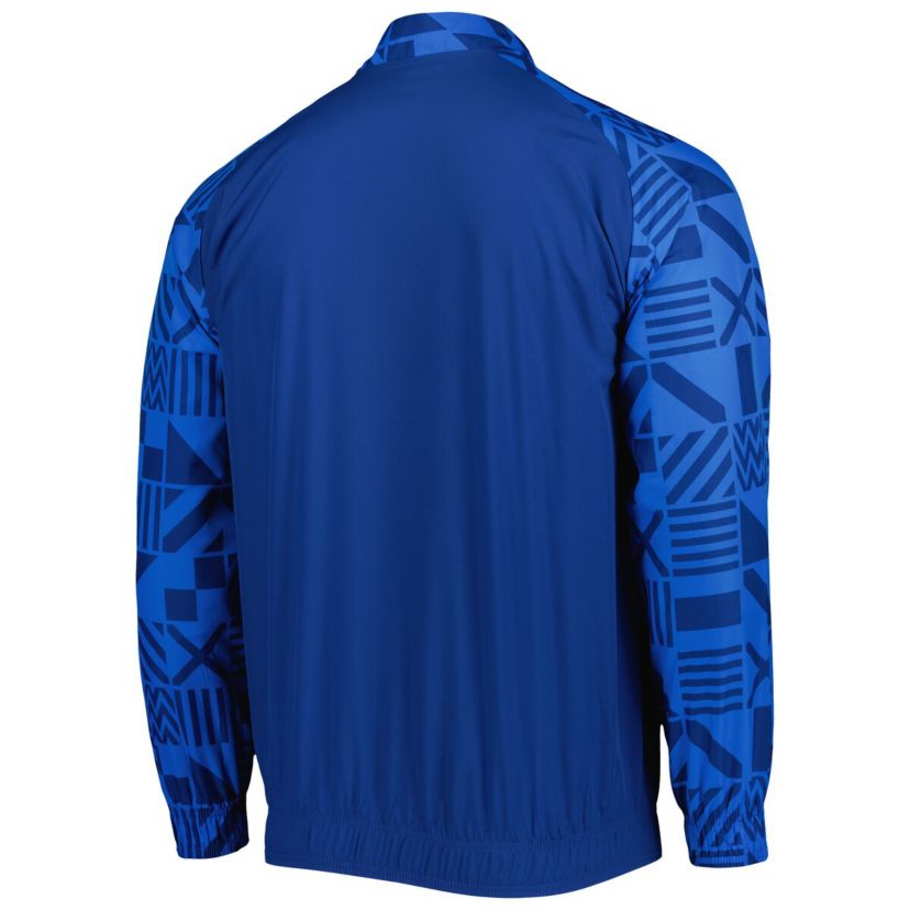Soccer National Teams Light Iceland National Team Pre-Match Raglan Full-Zip Training Jacket
