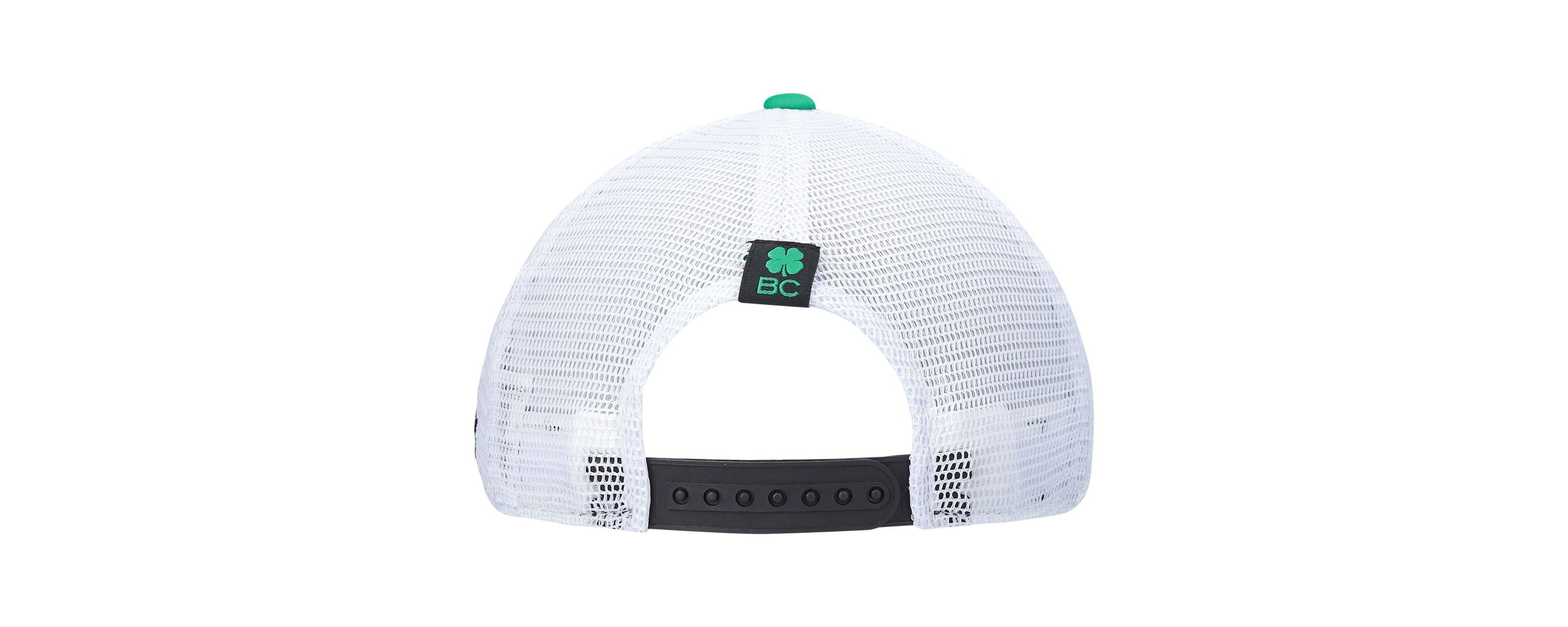 NCAA Kelly Green/White North Dakota Motto Trucker Snapback Hat
