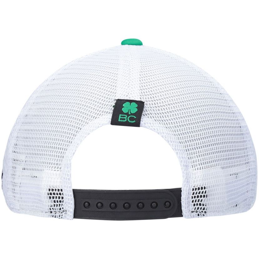 NCAA Kelly Green/White North Dakota Motto Trucker Snapback Hat