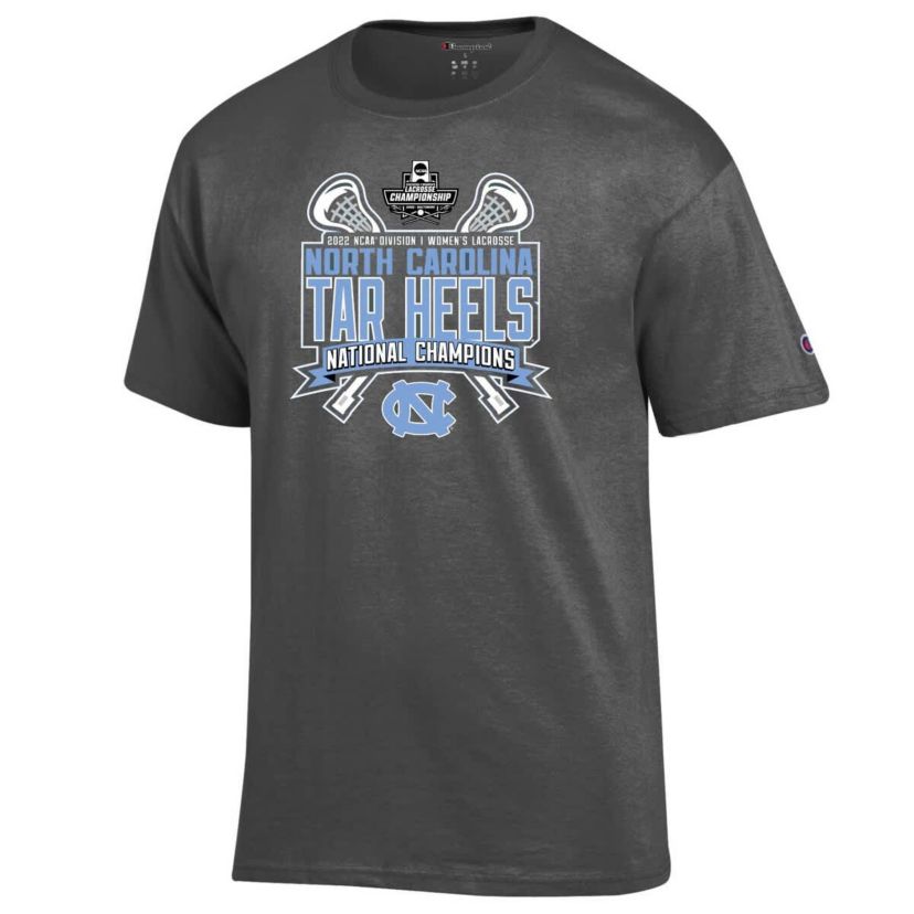 NCAA ed North Carolina Tar Heels 2022 NCAA Lacrosse National s Locker Room T-Shirt