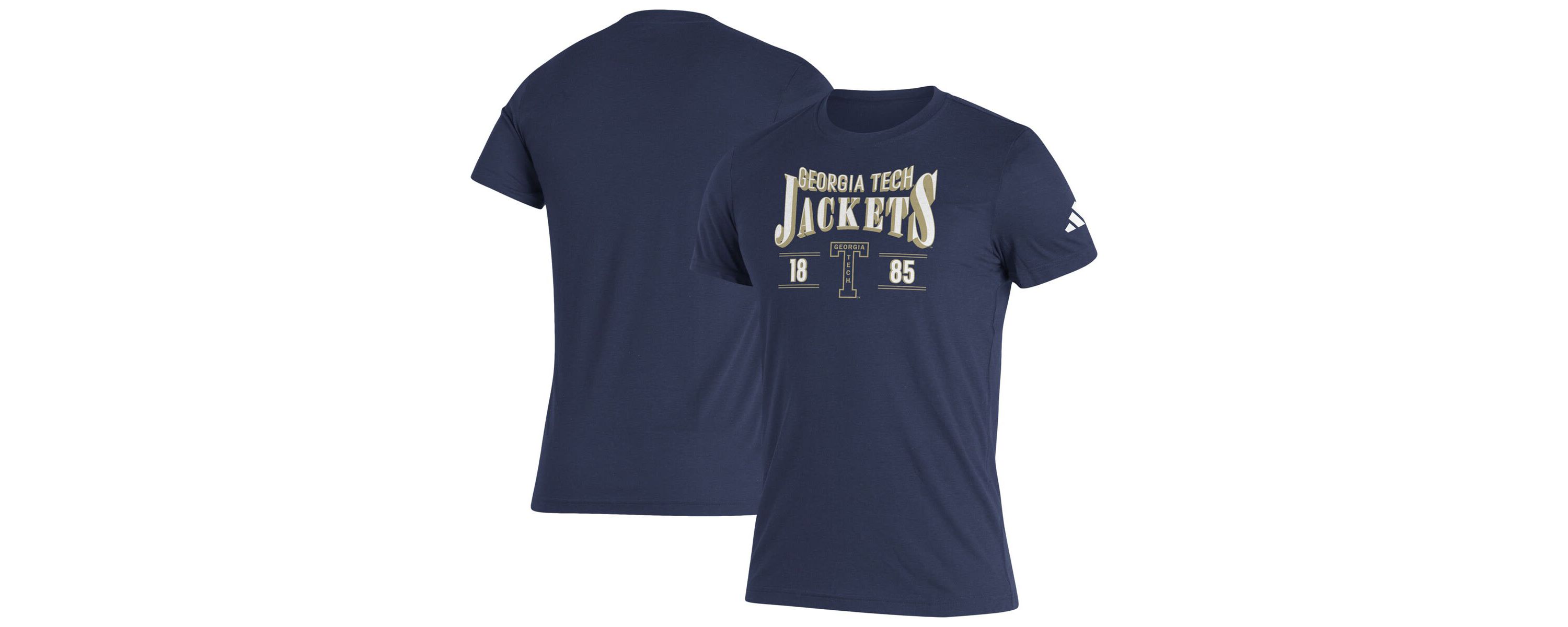 Georgia Tech Yellow Jackets NCAA Georgia Tech Jackets Along The Shadow Tri-Blend T-Shirt