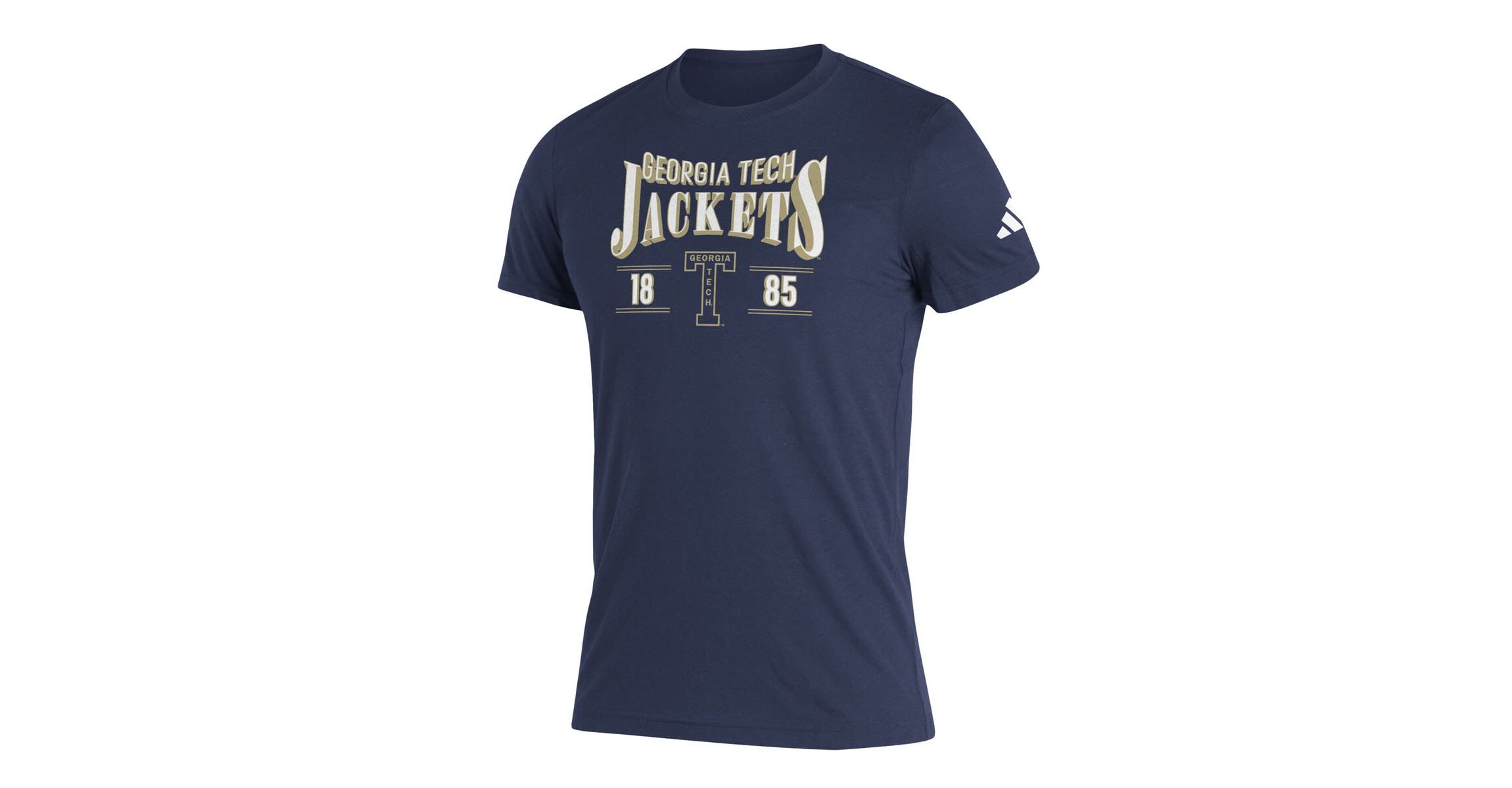 Georgia Tech Yellow Jackets NCAA Georgia Tech Jackets Along The Shadow Tri-Blend T-Shirt