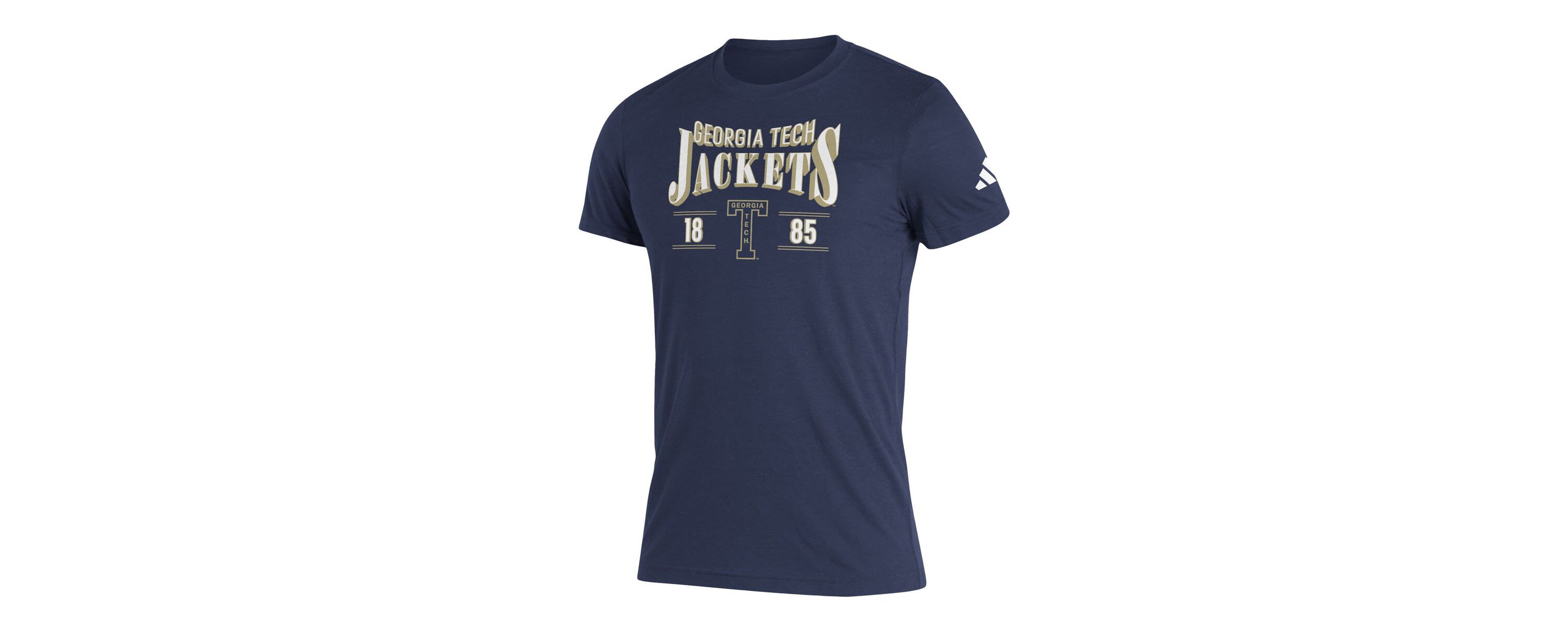 Georgia Tech Yellow Jackets NCAA Georgia Tech Jackets Along The Shadow Tri-Blend T-Shirt