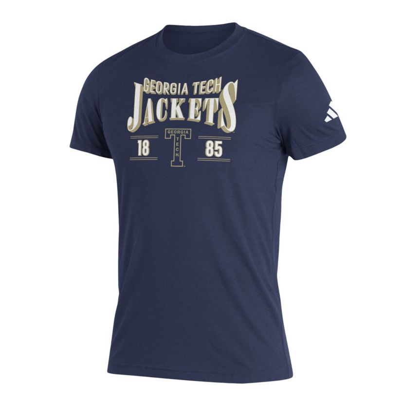Georgia Tech Yellow Jackets NCAA Georgia Tech Jackets Along The Shadow Tri-Blend T-Shirt