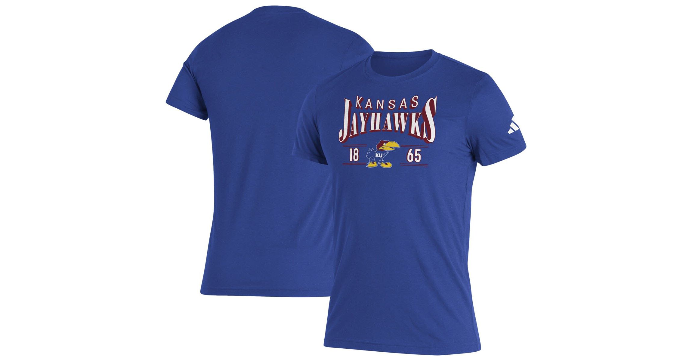 NCAA Kansas Jayhawks Along The Shadow Tri-Blend T-Shirt
