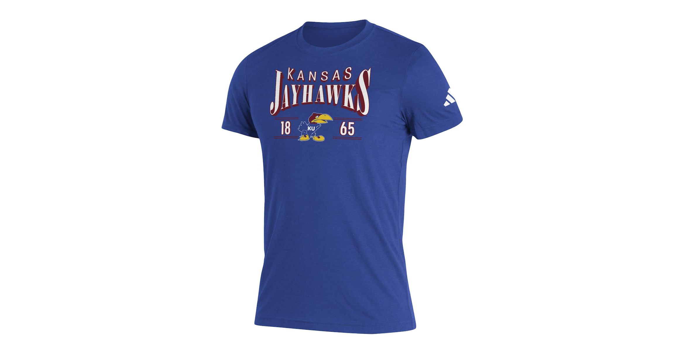 NCAA Kansas Jayhawks Along The Shadow Tri-Blend T-Shirt
