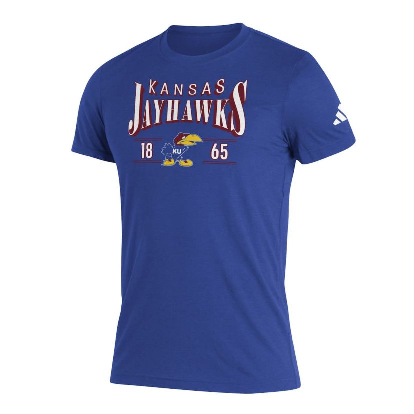 NCAA Kansas Jayhawks Along The Shadow Tri-Blend T-Shirt