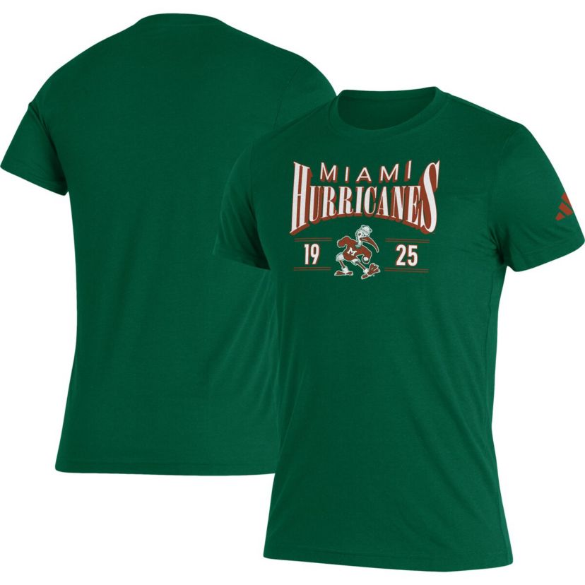 Miami (FL) Hurricanes NCAA Miami Hurricanes Along The Shadow Tri-Blend T-Shirt