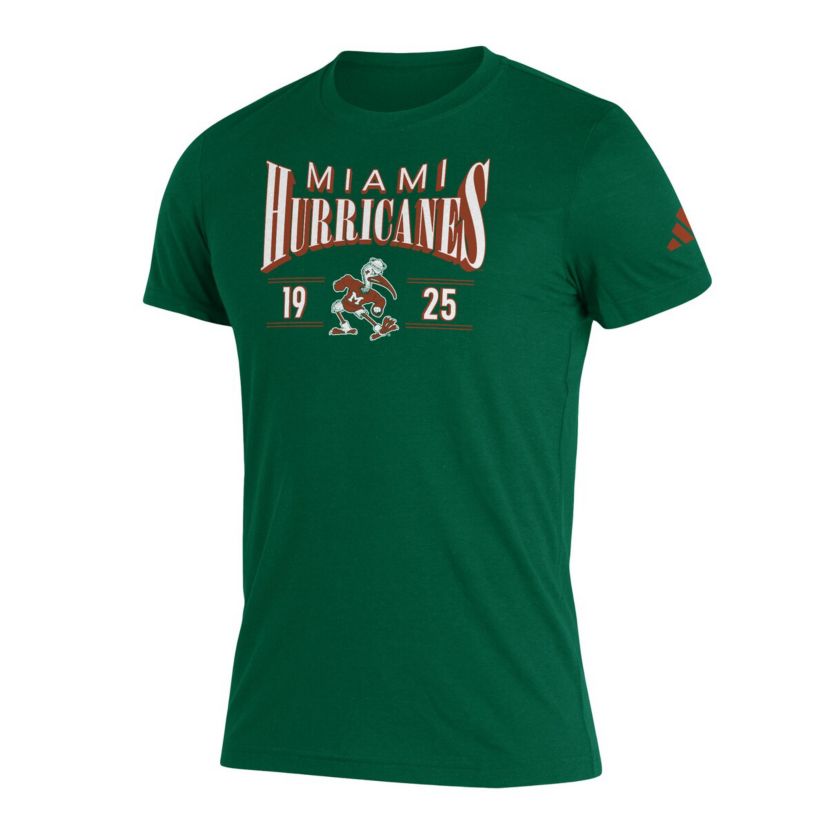 Miami (FL) Hurricanes NCAA Miami Hurricanes Along The Shadow Tri-Blend T-Shirt