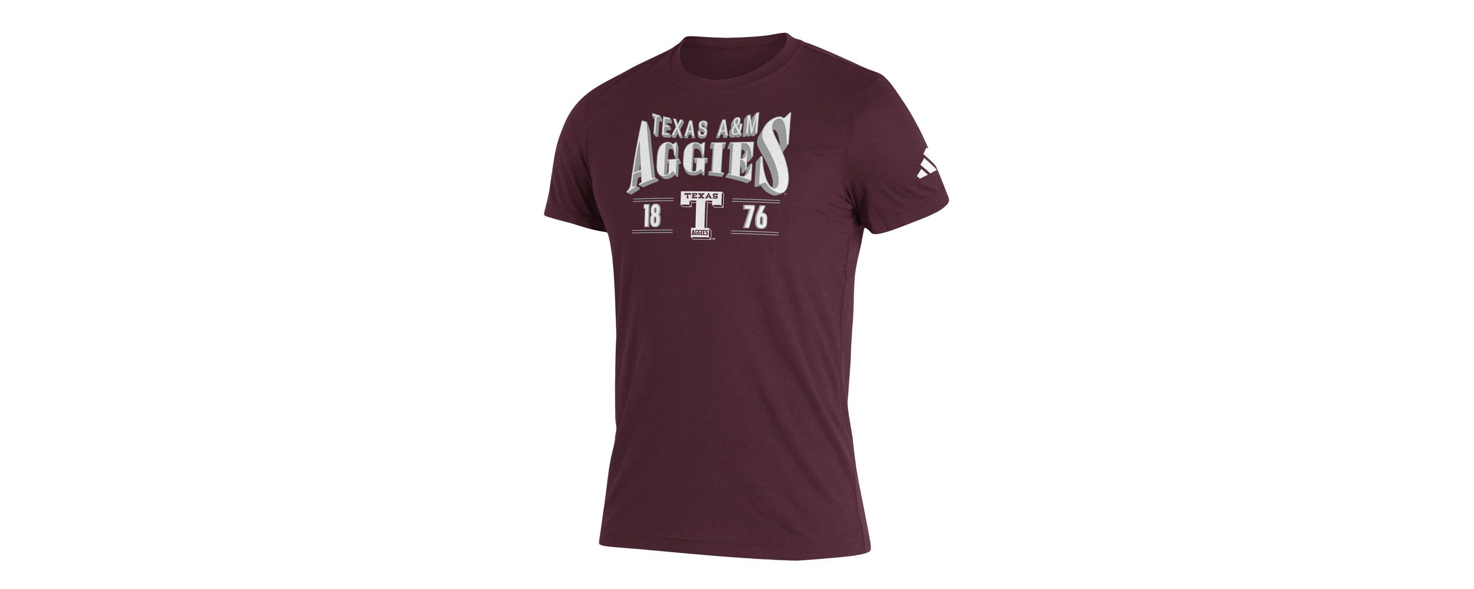 NCAA Texas A&M Aggies Along The Shadow Tri-Blend T-Shirt