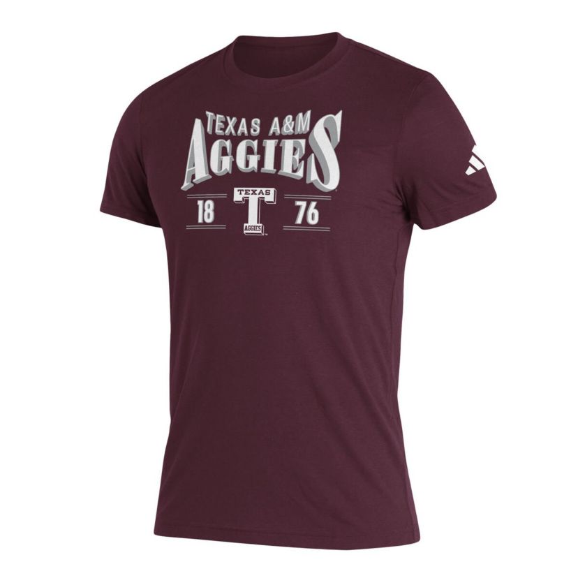 NCAA Texas A&M Aggies Along The Shadow Tri-Blend T-Shirt
