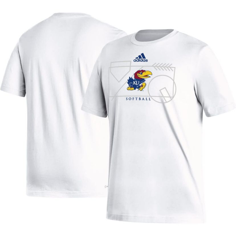 NCAA Kansas Jayhawks Locker Lines Softball Fresh T-Shirt