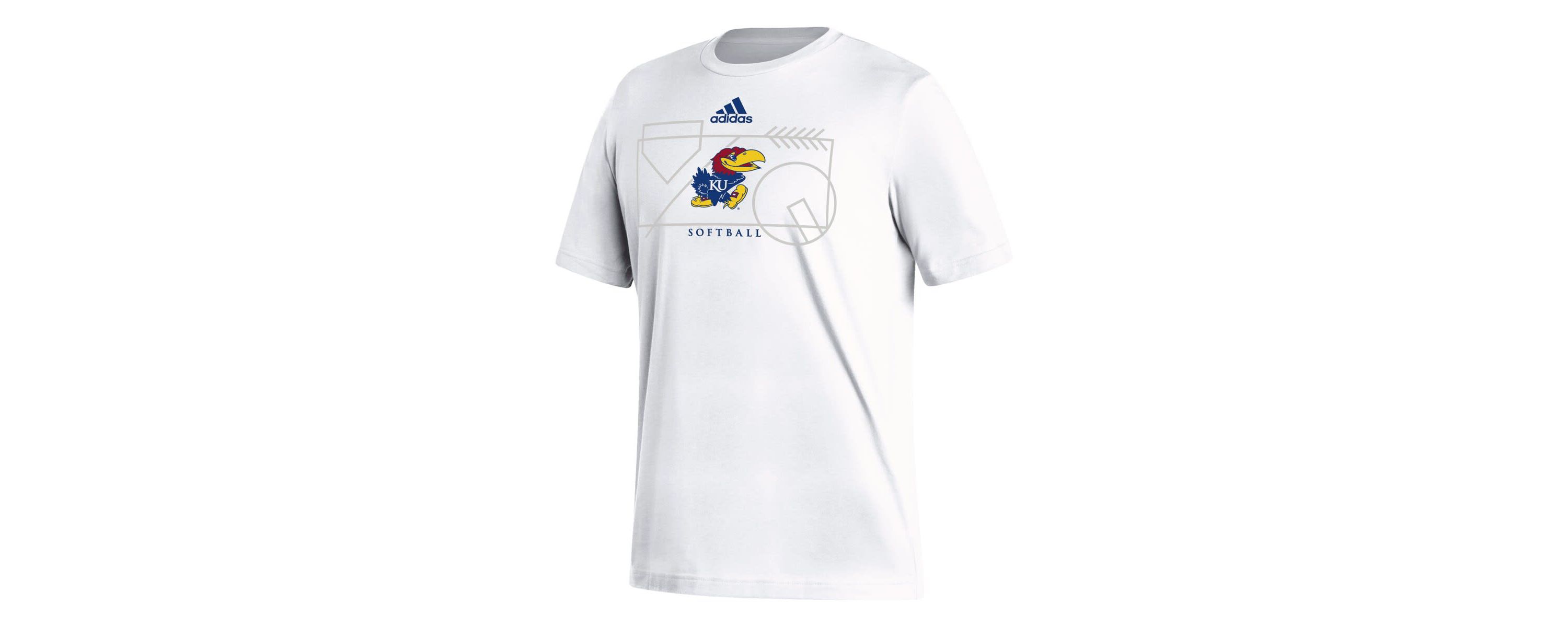 NCAA Kansas Jayhawks Locker Lines Softball Fresh T-Shirt