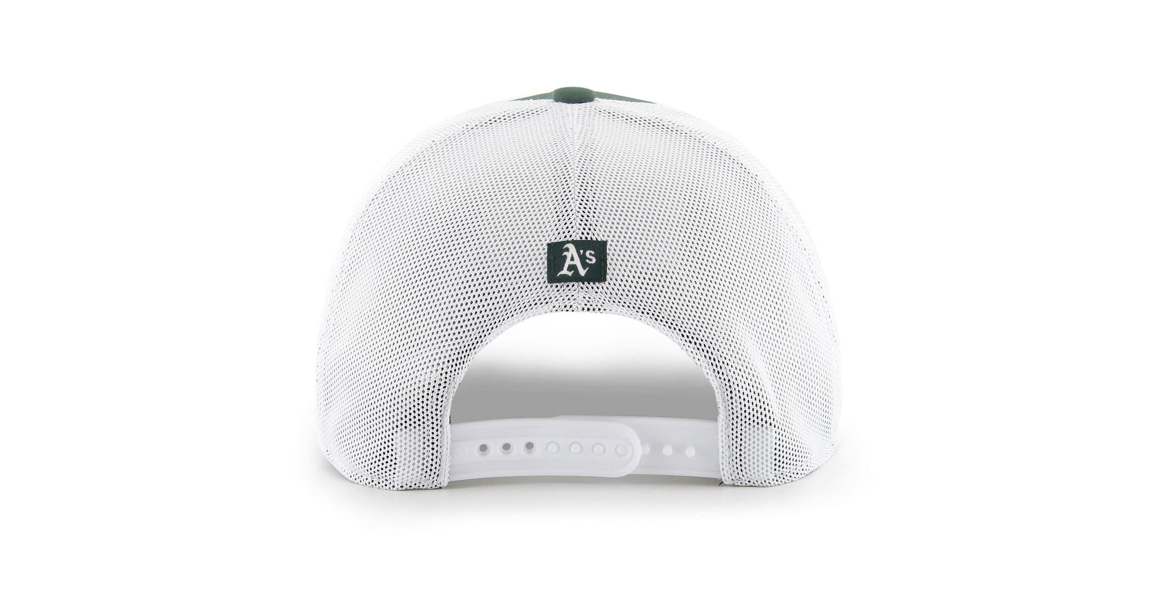 Oakland Athletics MLB Green/White Athletics Spring Training Burgess Trucker Adjustable Hat