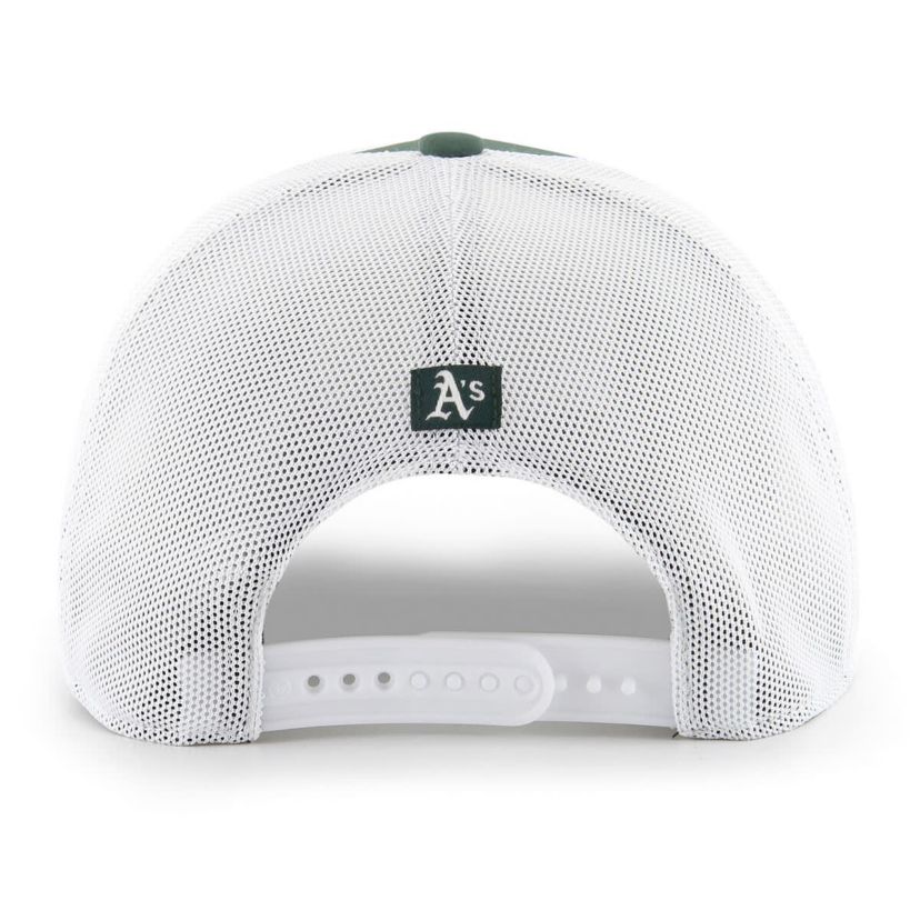 Oakland Athletics MLB Green/White Athletics Spring Training Burgess Trucker Adjustable Hat