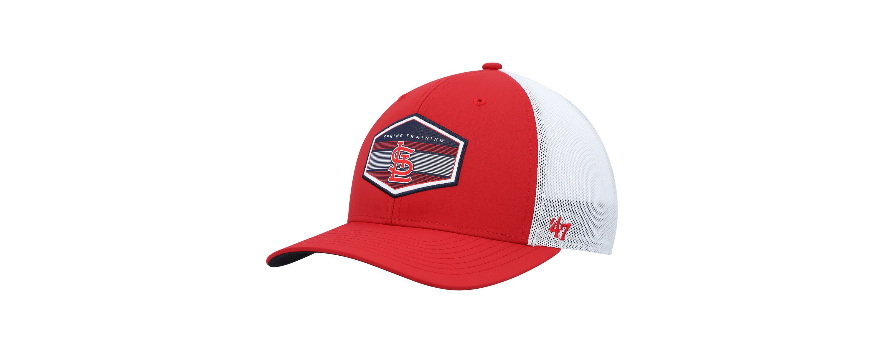 MLB Red/White St. Louis Cardinals Spring Training Burgess Trucker Adjustable Hat