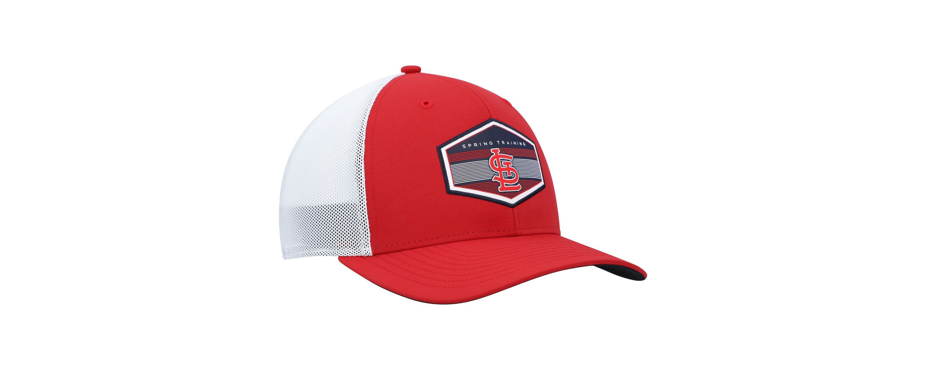 MLB Red/White St. Louis Cardinals Spring Training Burgess Trucker Adjustable Hat