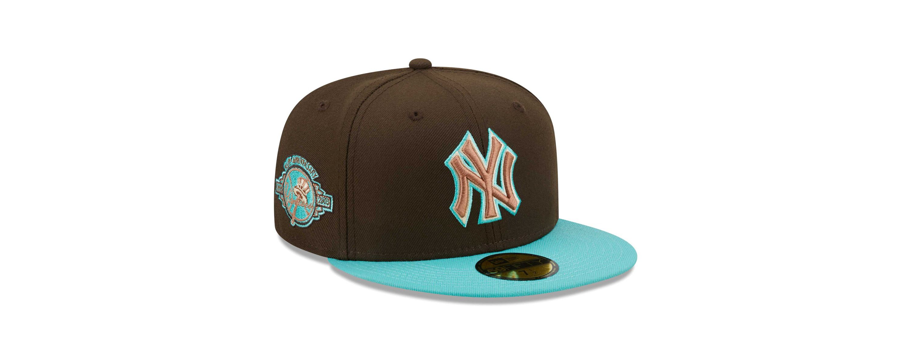 MLB Brown/Mint New York Yankees Walnut 59FIFTY Fitted Hat