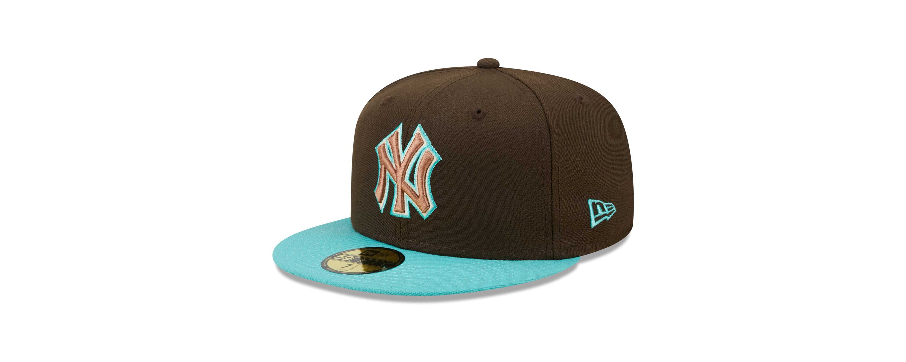 MLB Brown/Mint New York Yankees Walnut 59FIFTY Fitted Hat