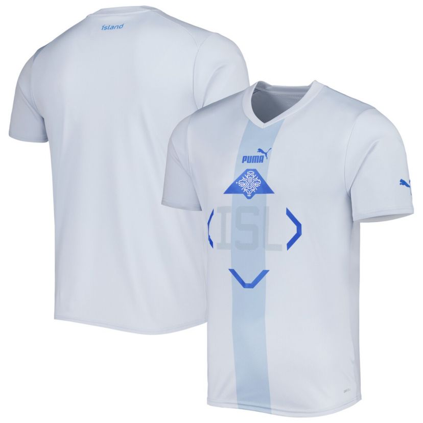Soccer National Teams Iceland National Team 2022/23 Away Replica Jersey