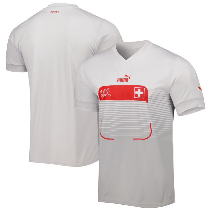 Soccer National Teams Switzerland National Team 2022/23 Away Replica Jersey