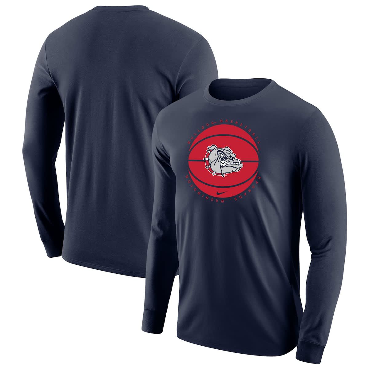 Gonzaga University Bulldogs NCAA Nike Gonzaga Bulldogs Basketball Long Sleeve T-Shirt