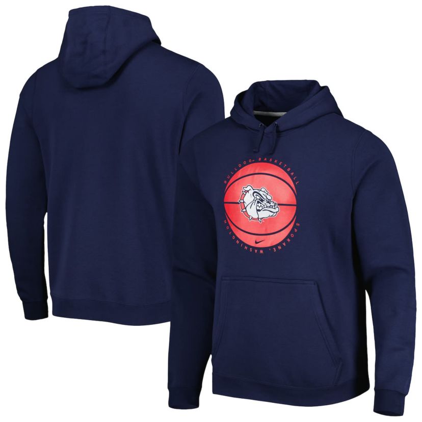 Gonzaga University Bulldogs NCAA Nike Gonzaga Bulldogs Basketball Pullover Hoodie