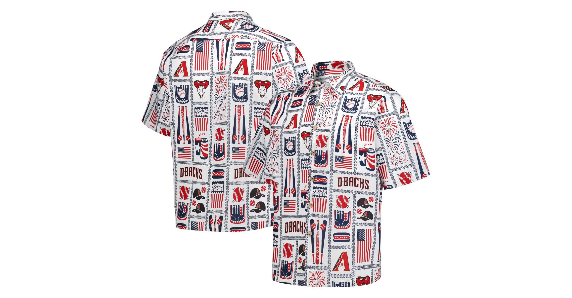 MLB Arizona Diamondbacks Americana Button-Up Shirt