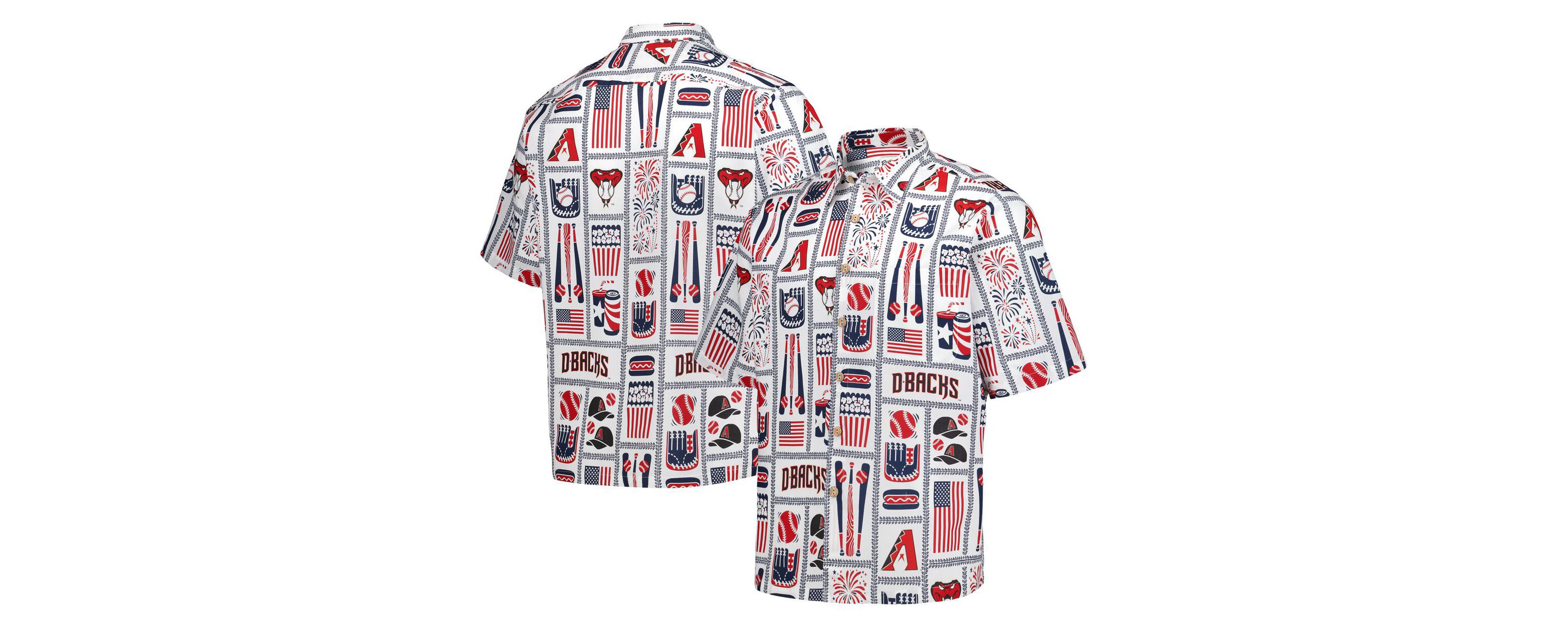 MLB Arizona Diamondbacks Americana Button-Up Shirt