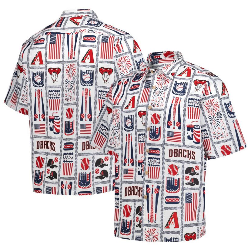 MLB Arizona Diamondbacks Americana Button-Up Shirt