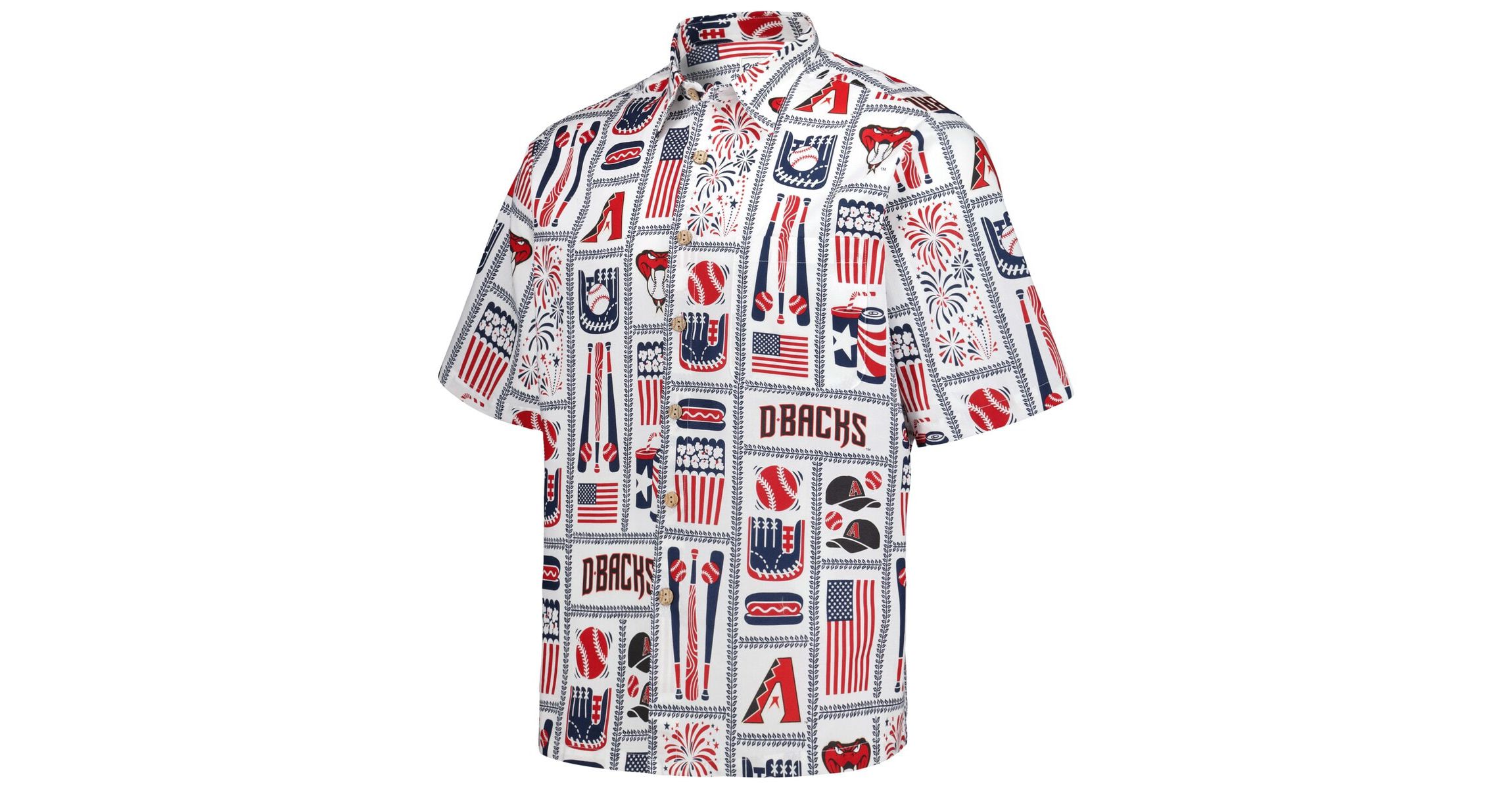 MLB Arizona Diamondbacks Americana Button-Up Shirt