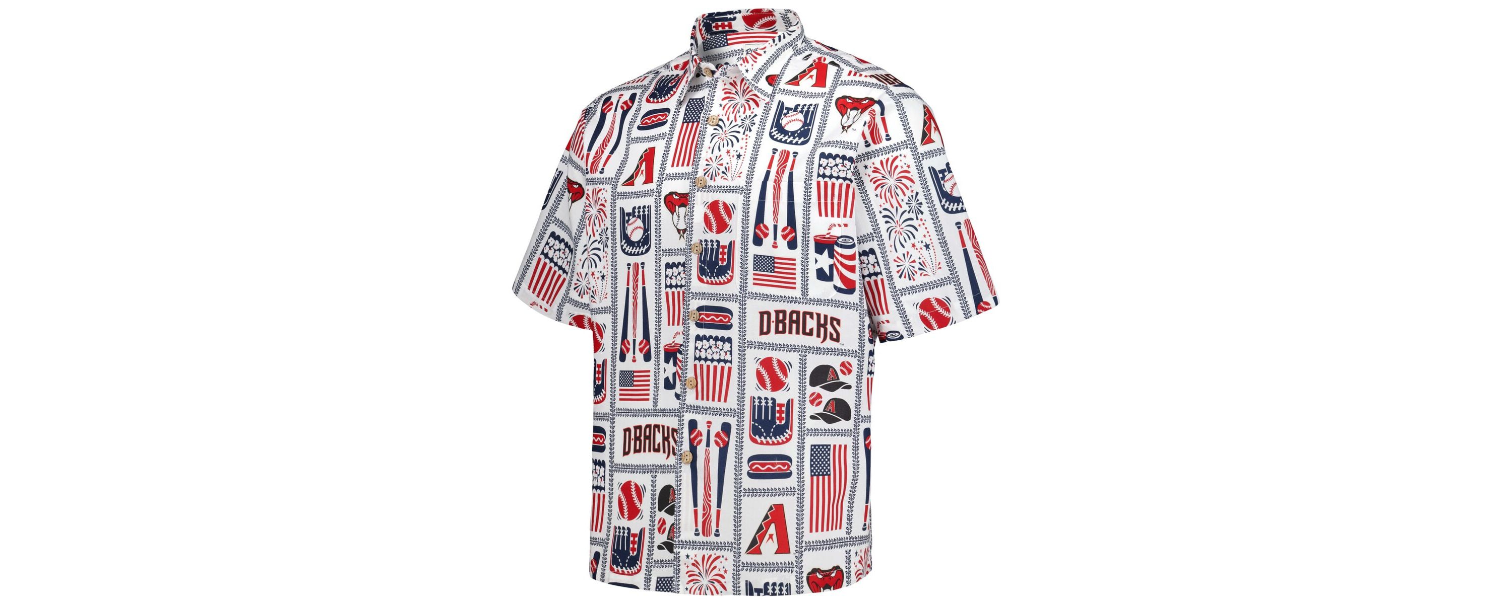 MLB Arizona Diamondbacks Americana Button-Up Shirt
