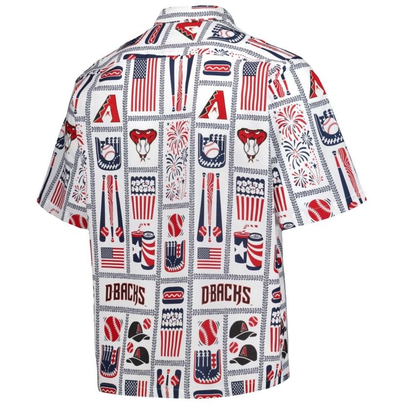 MLB Arizona Diamondbacks Americana Button-Up Shirt