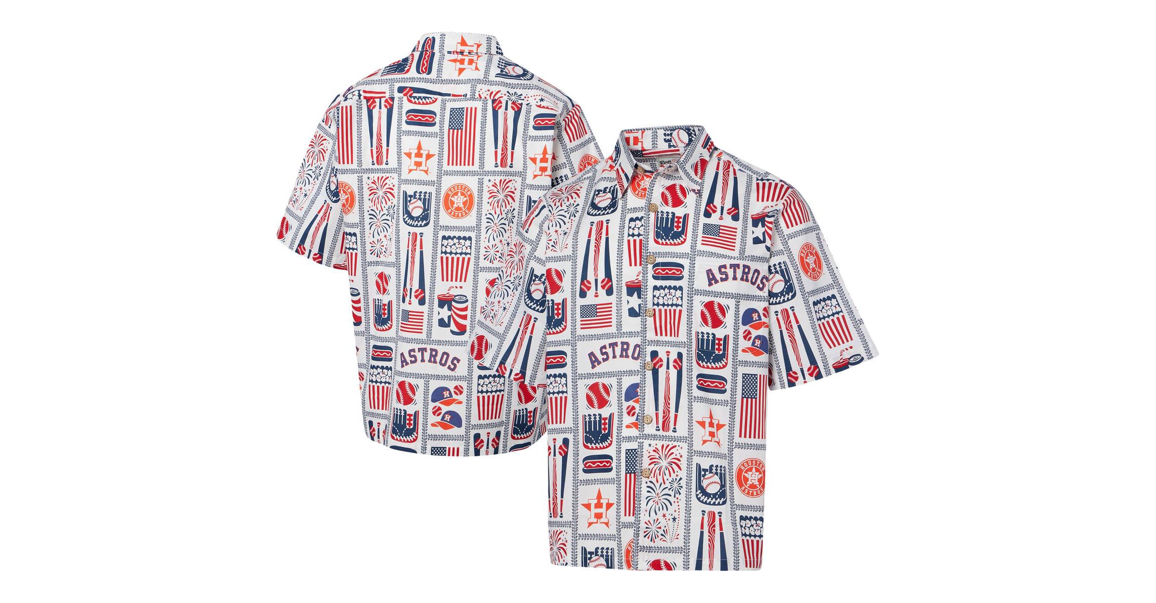MLB Houston Astros Americana Button-Up Shirt
