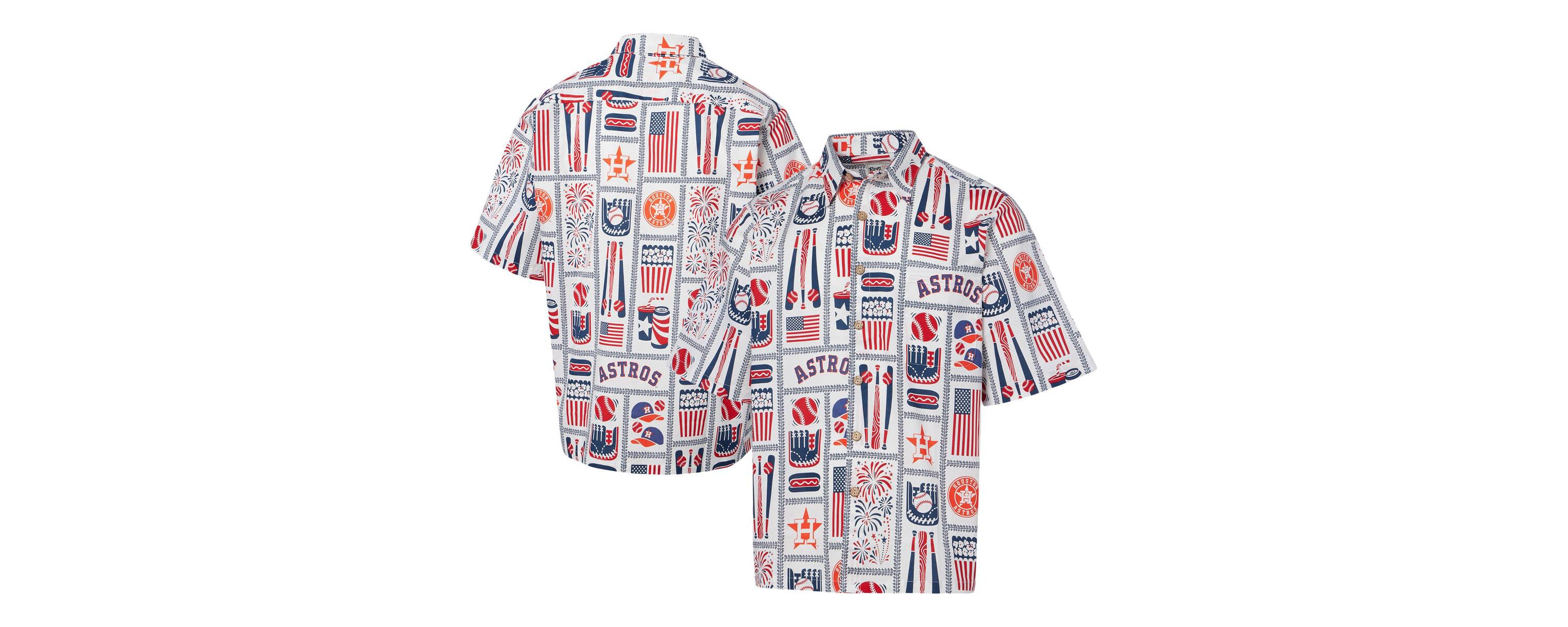 MLB Houston Astros Americana Button-Up Shirt