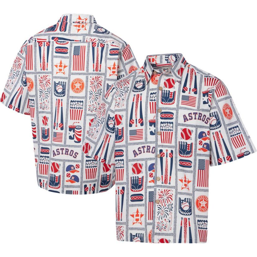 MLB Houston Astros Americana Button-Up Shirt